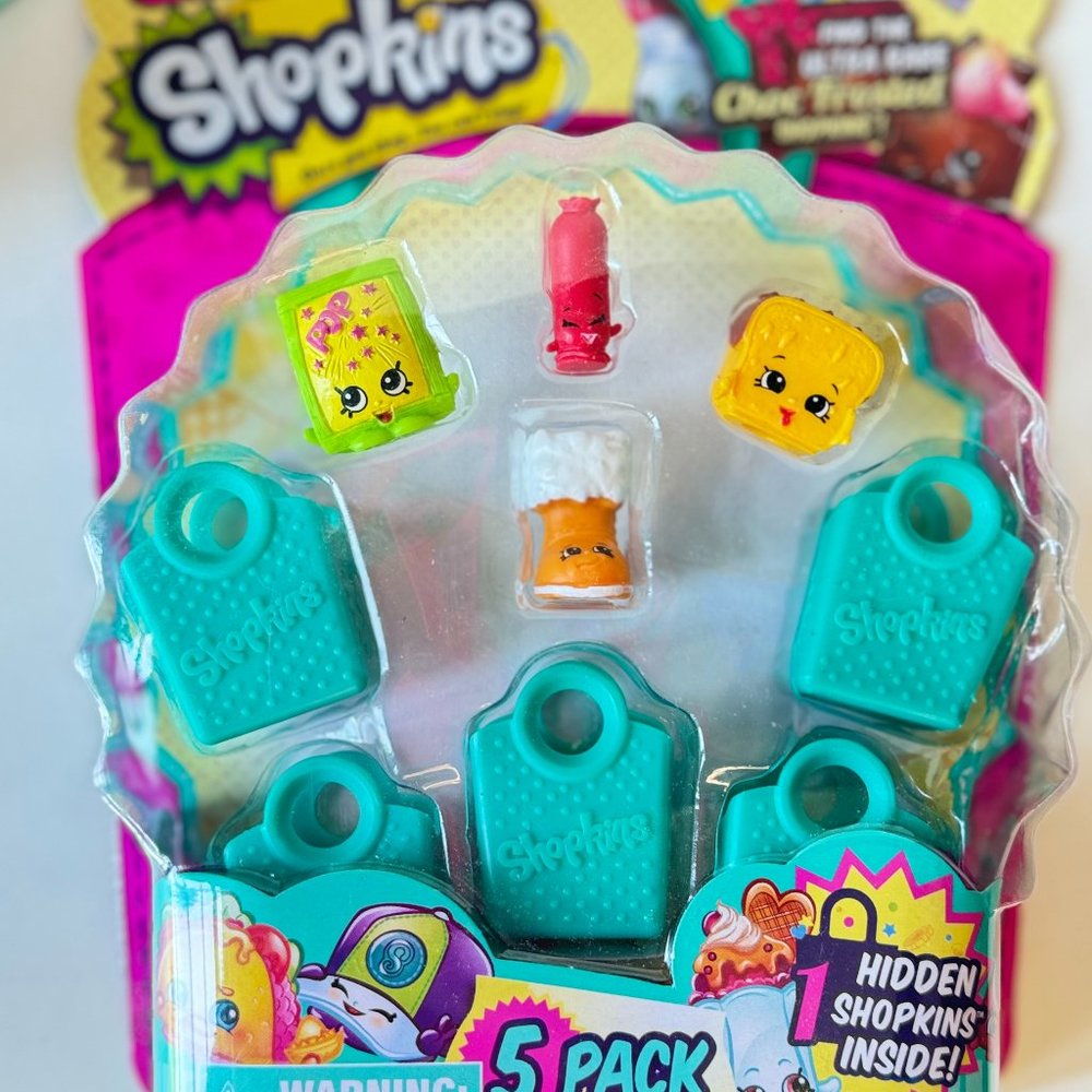 Shopkins Season 3 (5-Pack) Random pack Characters may vary New & Sealed